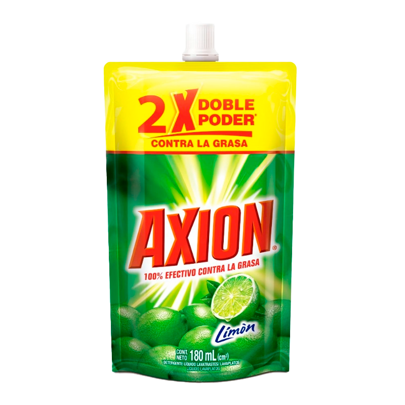 LAVAPLATOS AXION LIQUIDO X 180 ML